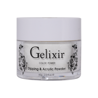  Gelixir Acrylic & Powder Dip Nails 163 - Silver Glitter Colors by Gelixir sold by DTK Nail Supply