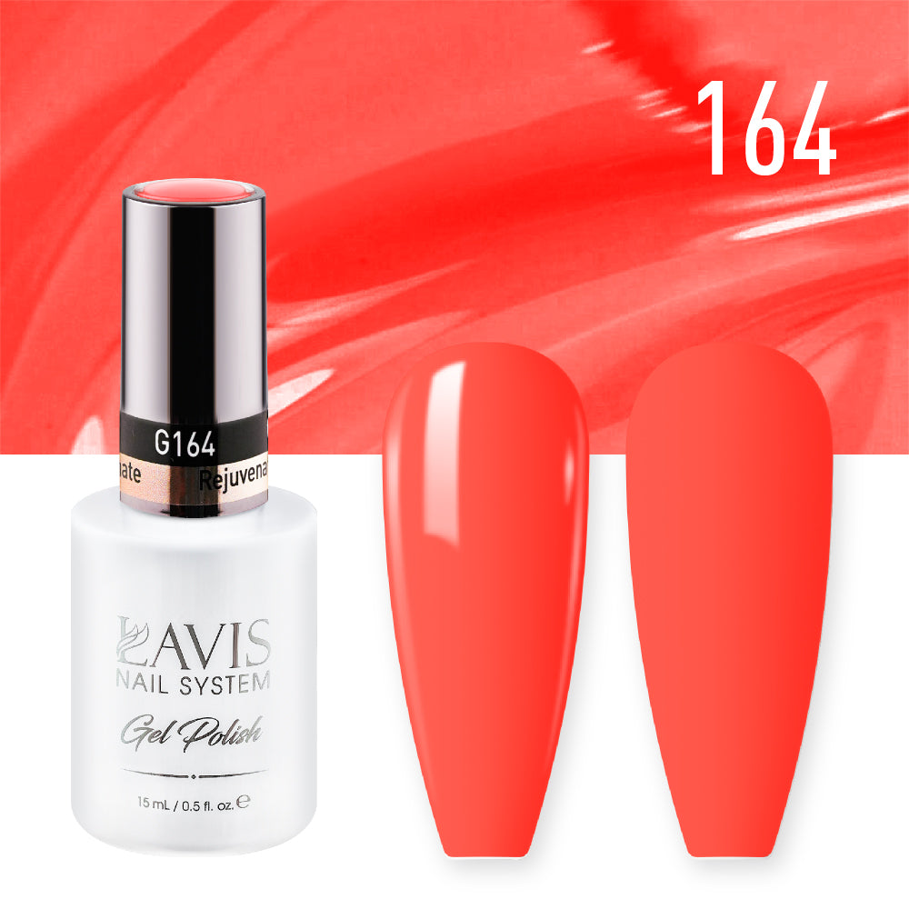 LAVIS 164 Rejuvenate - Gel Polish & Matching Nail Lacquer Duo Set - 0.5oz