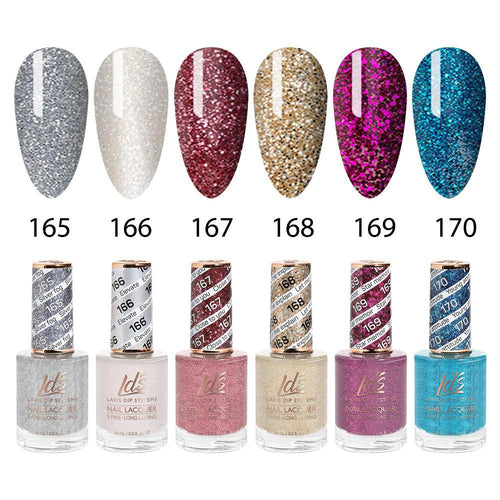 LDS Healthy Nail Lacquer  Set (6 colors) : 165 to 170