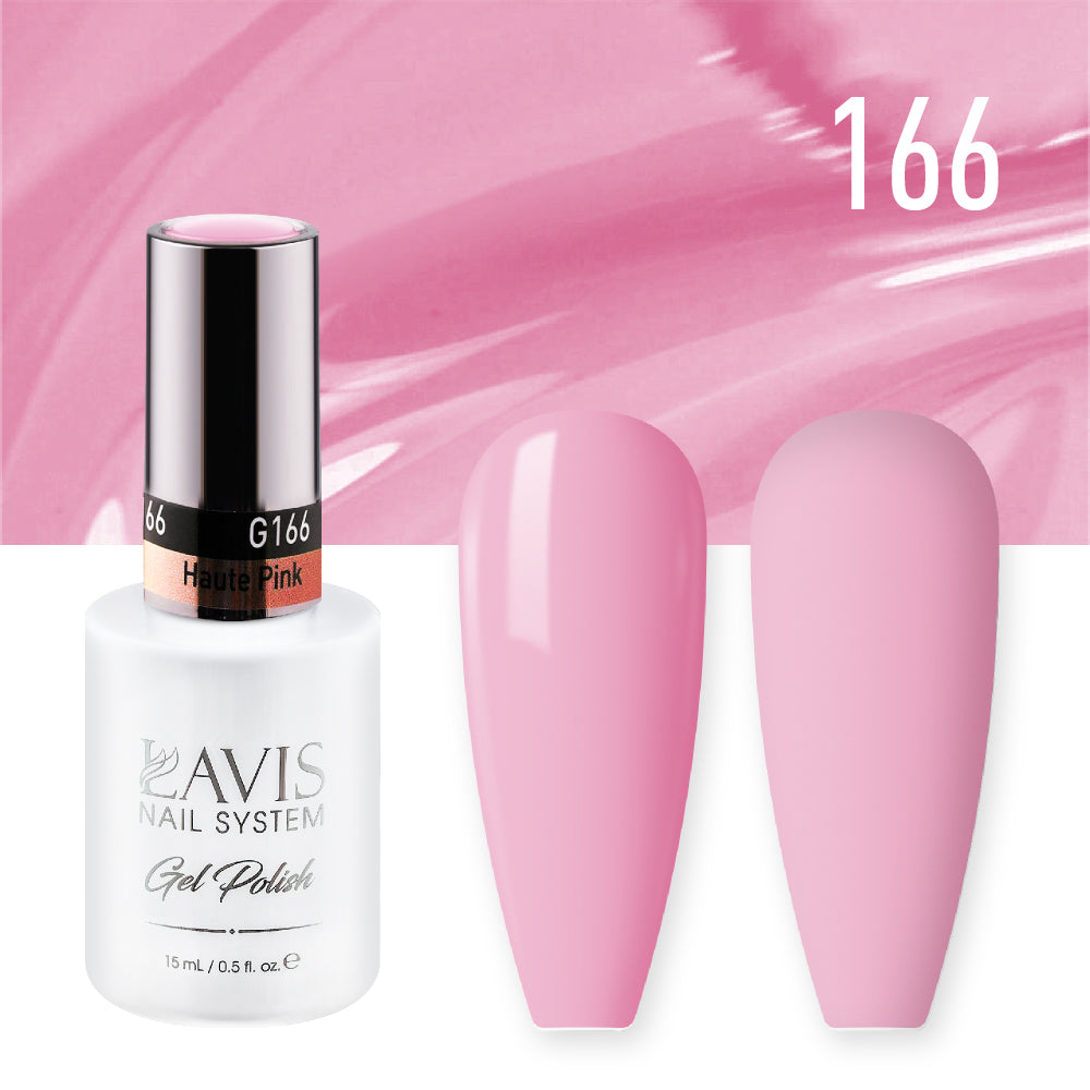 LAVIS 166 Haute Pink - Nail Lacquer 0.5 oz