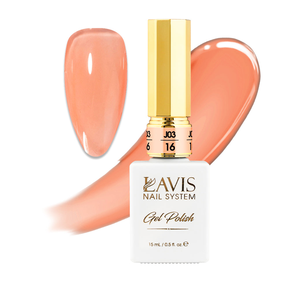 LAVIS J03 - 16 - Gel Polish 0.5oz - Bare With Me Collection