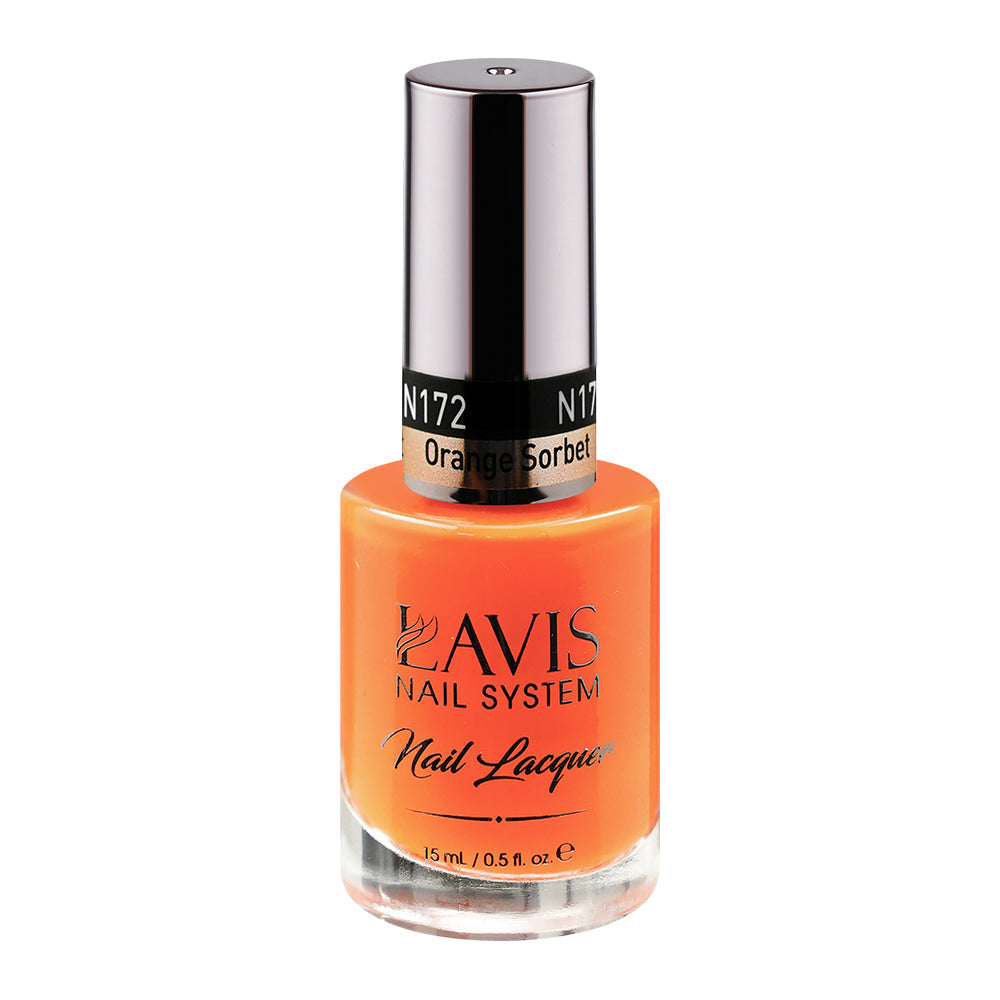 LAVIS 172 Orange Sorbet - Nail Lacquer 0.5 oz