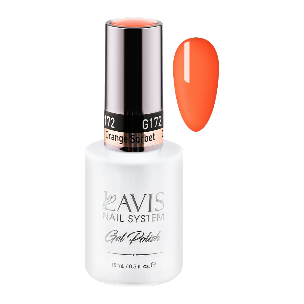 LAVIS 172 Orange Sorbet - Gel Polish 0.5oz