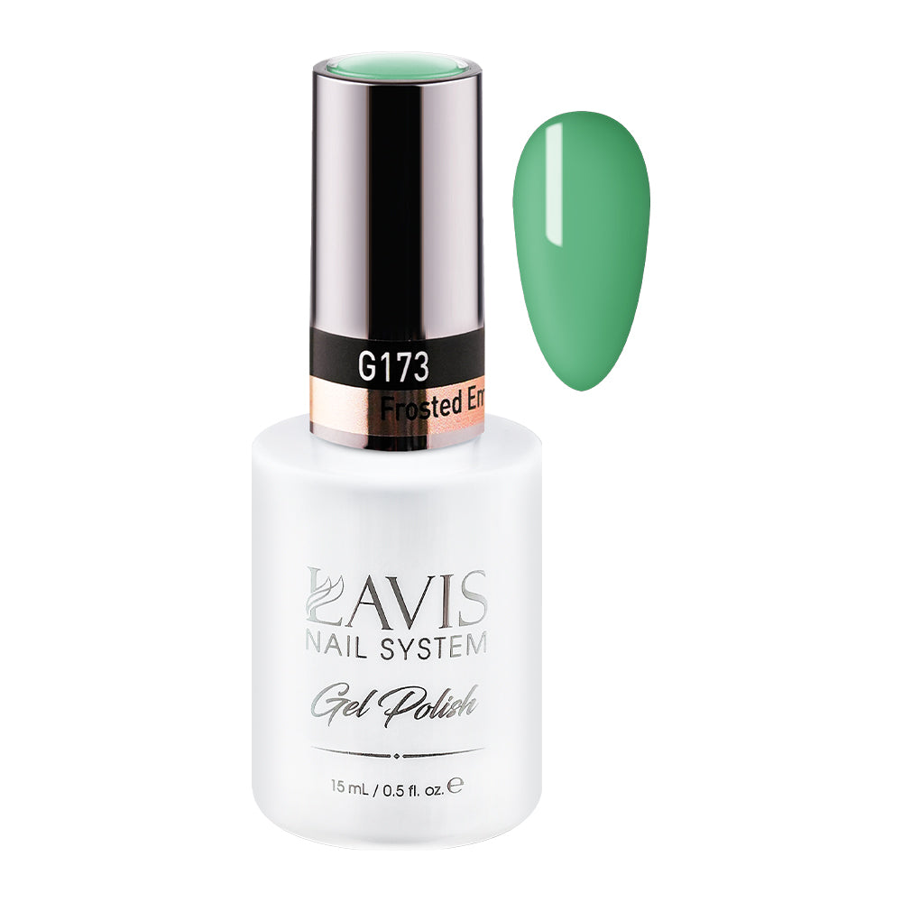 LAVIS 173 Frosted Emerald - Gel Polish 0.5oz