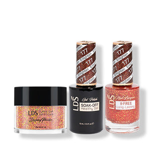 LDS 3 in 1 - 177 Enlighten - Dip (1oz), Gel & Lacquer Matching
