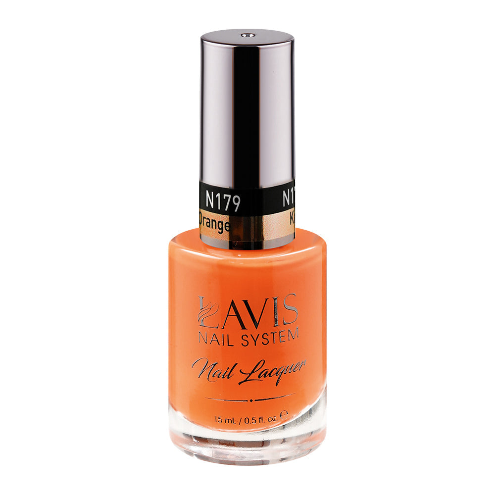 LAVIS 179 Knockout Orange - Nail Lacquer 0.5 oz