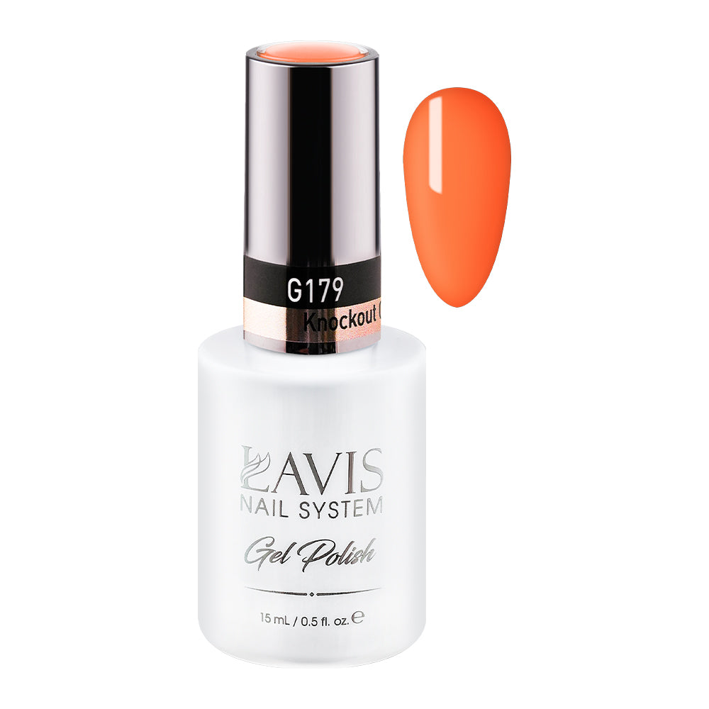 LAVIS 179 Knockout Orange - Gel Polish 0.5oz