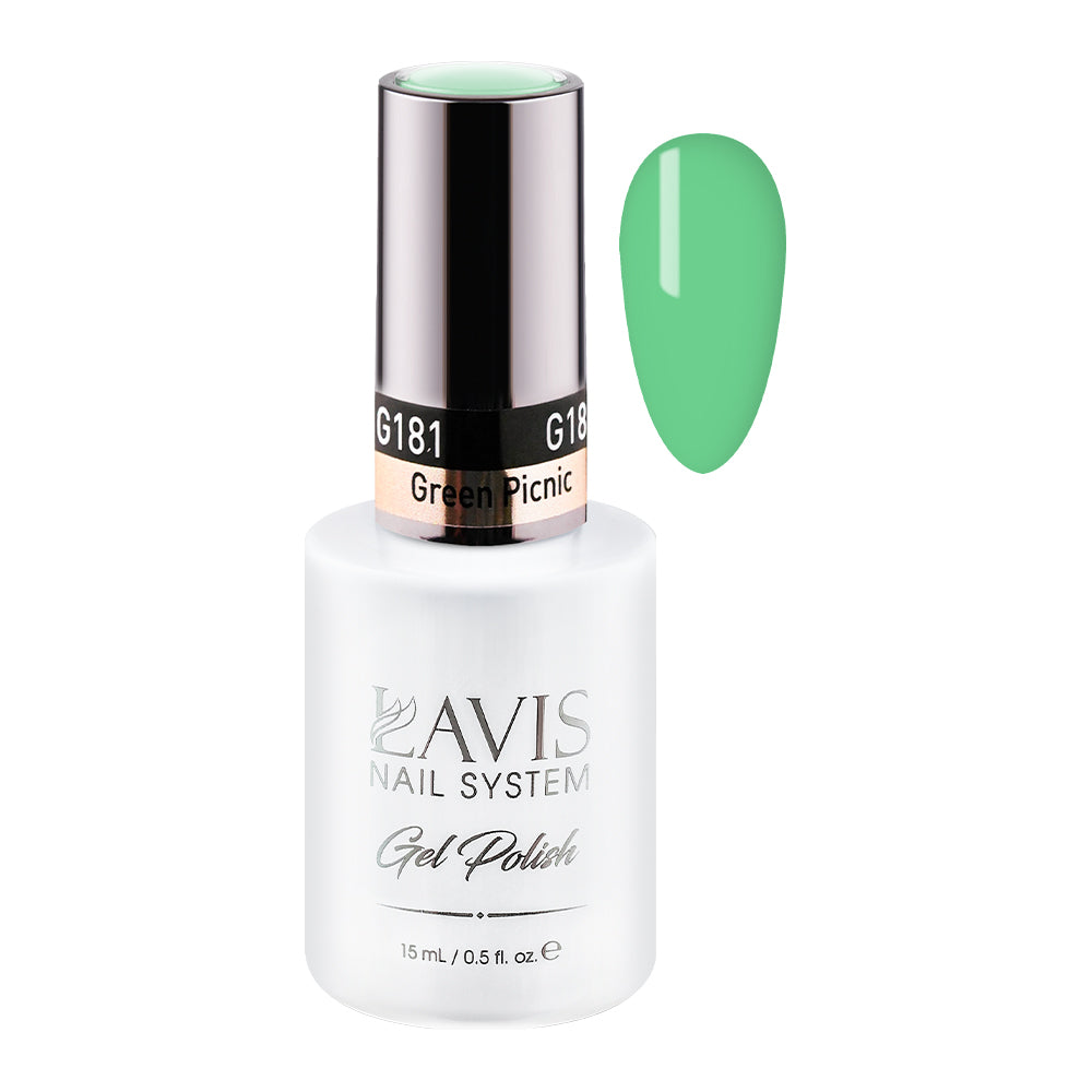 LAVIS 181 Green Picnic - Gel Polish 0.5oz