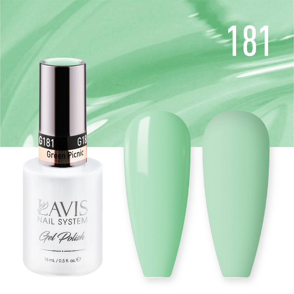 LAVIS 181 Green Picnic - Nail Lacquer 0.5 oz
