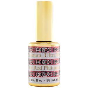  DND DC Gel Polish 184 - Glitter, Red Colors - Ultra Red by DND DC sold by DTK Nail Supply