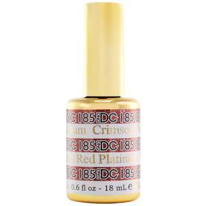  DND DC Gel Polish 185 - Glitter, Orange Colors - Crimson by DND DC sold by DTK Nail Supply