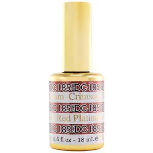  DND DC Gel Polish 185 - Glitter, Orange Colors - Crimson by DND DC sold by DTK Nail Supply