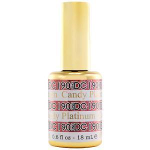 DND DC Gel Polish 190 - Glitter, Orange Colors - Candy by DND DC sold by DTK Nail Supply