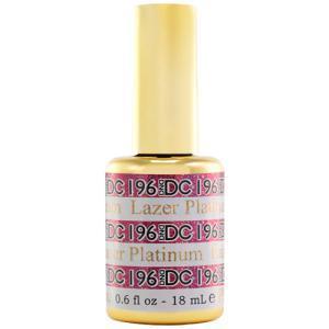  DND DC Gel Polish 196 - Glitter, Pink Colors - Ruby Pink by DND DC sold by DTK Nail Supply