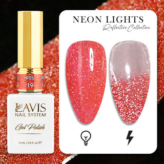 LAVIS Reflective R05 - Set 48 Colors - Gel Polish 0.5 oz