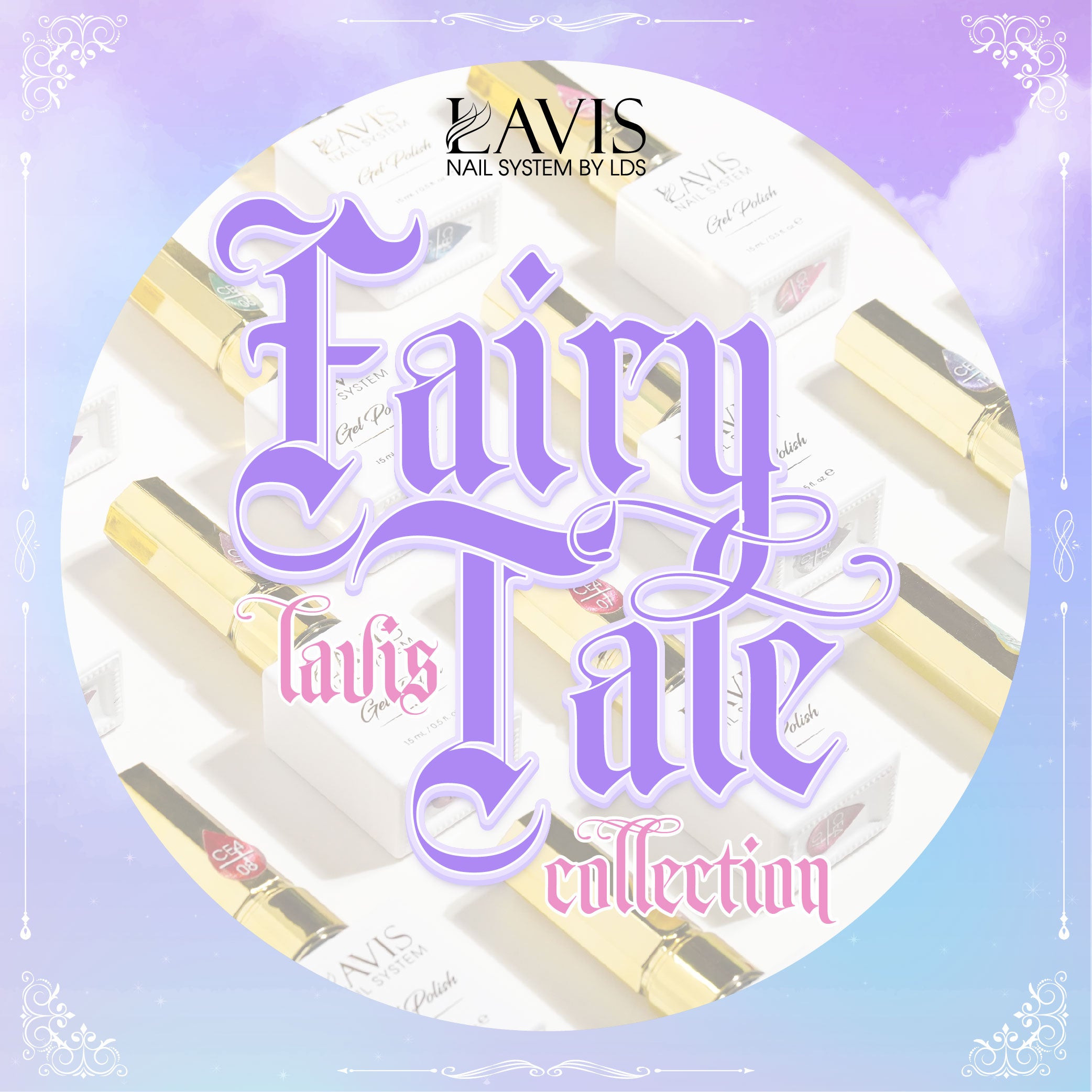 LAVIS Cat Eyes CE4 - 09 - Gel Polish 0.5 oz - Fairy Tale Collection