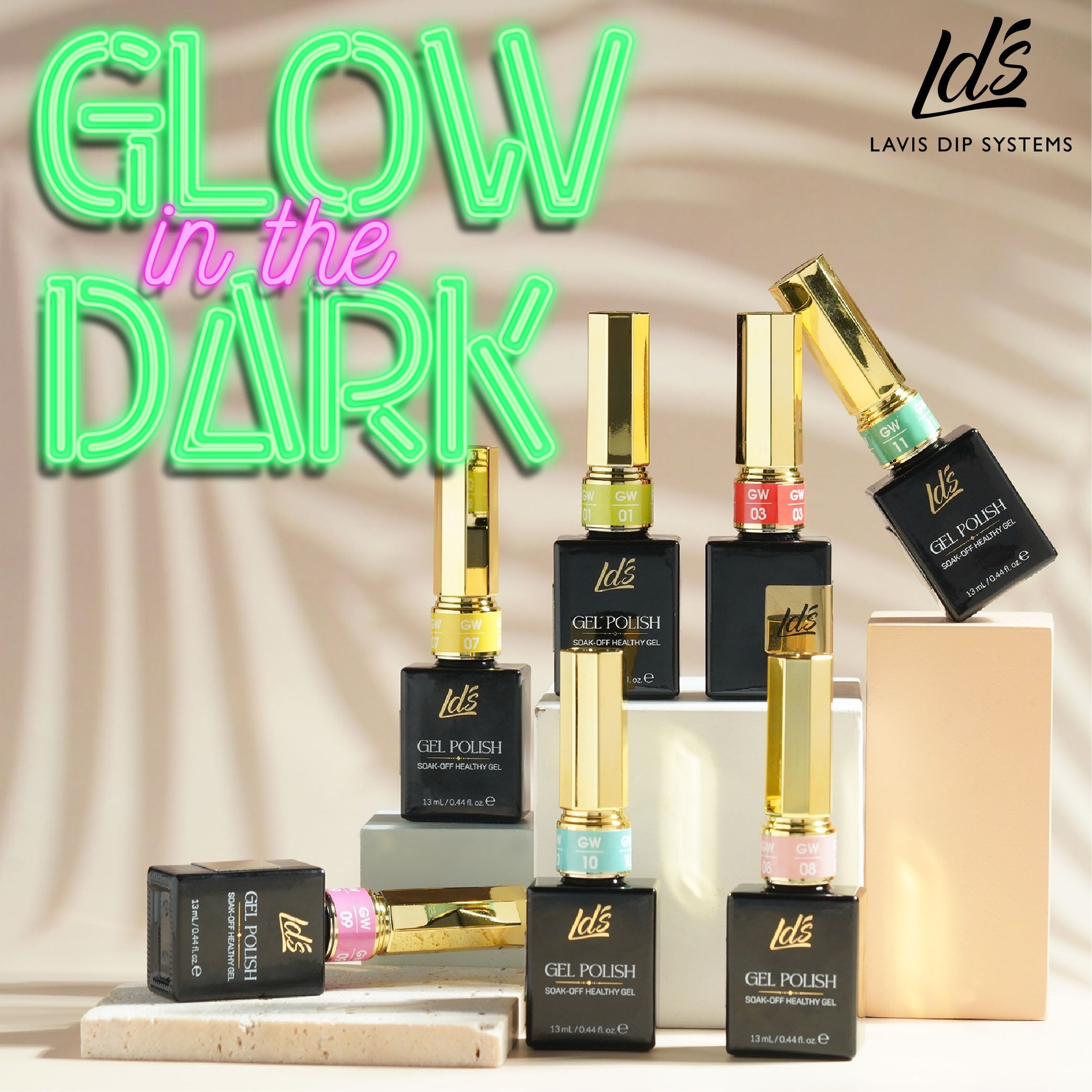 LDS Glow In The Dark - 12 Colors GW01-12