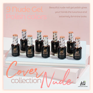 LDS 181 Pink Rose - LDS Gel Polish 0.5oz - Cover Nude Collection
