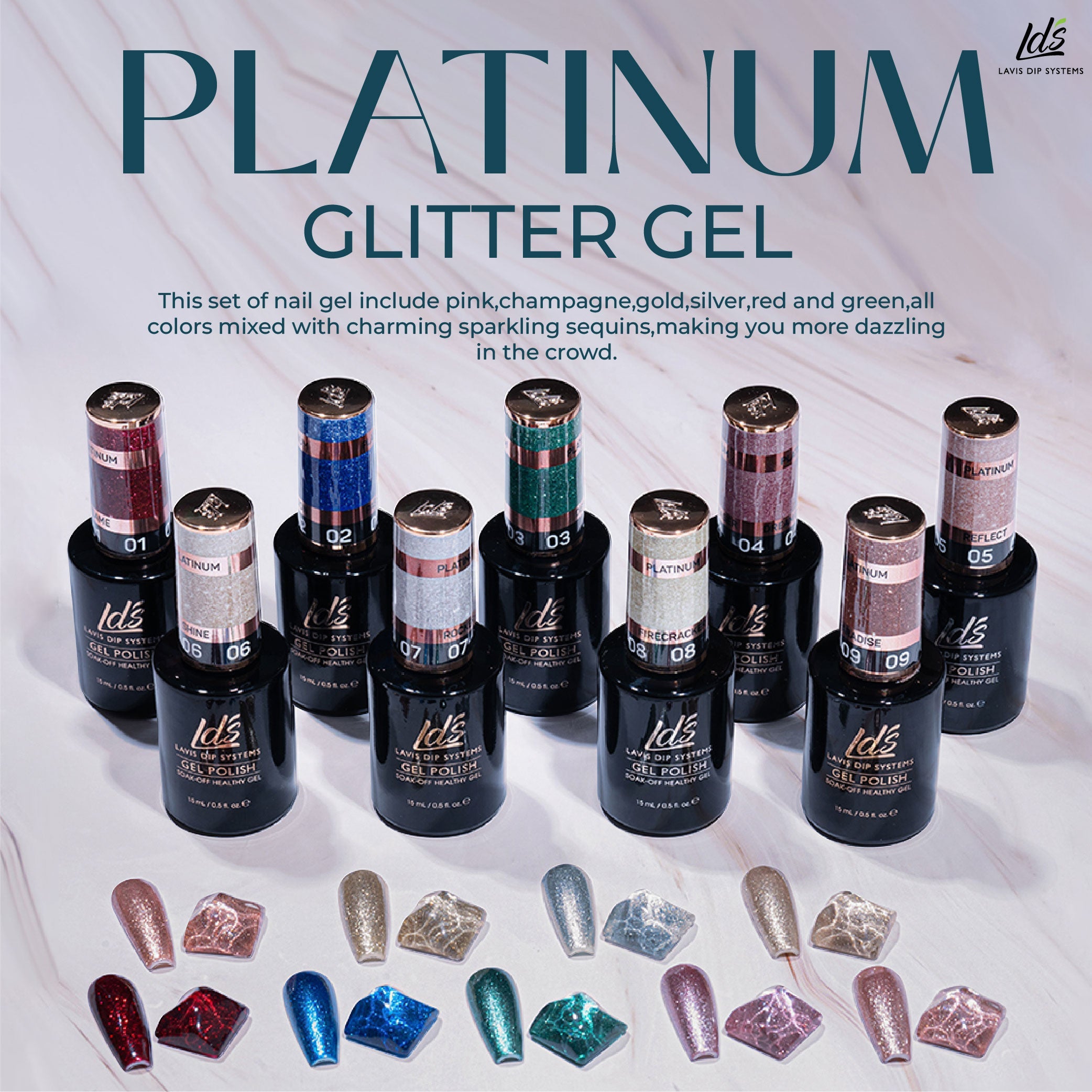 LDS 04 Dream Chaser - Gel Polish 0.5 oz - Platinum Collection