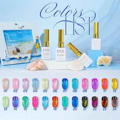 LAVIS OP - 09 - Gel Polish 0.5oz - Opal Collection