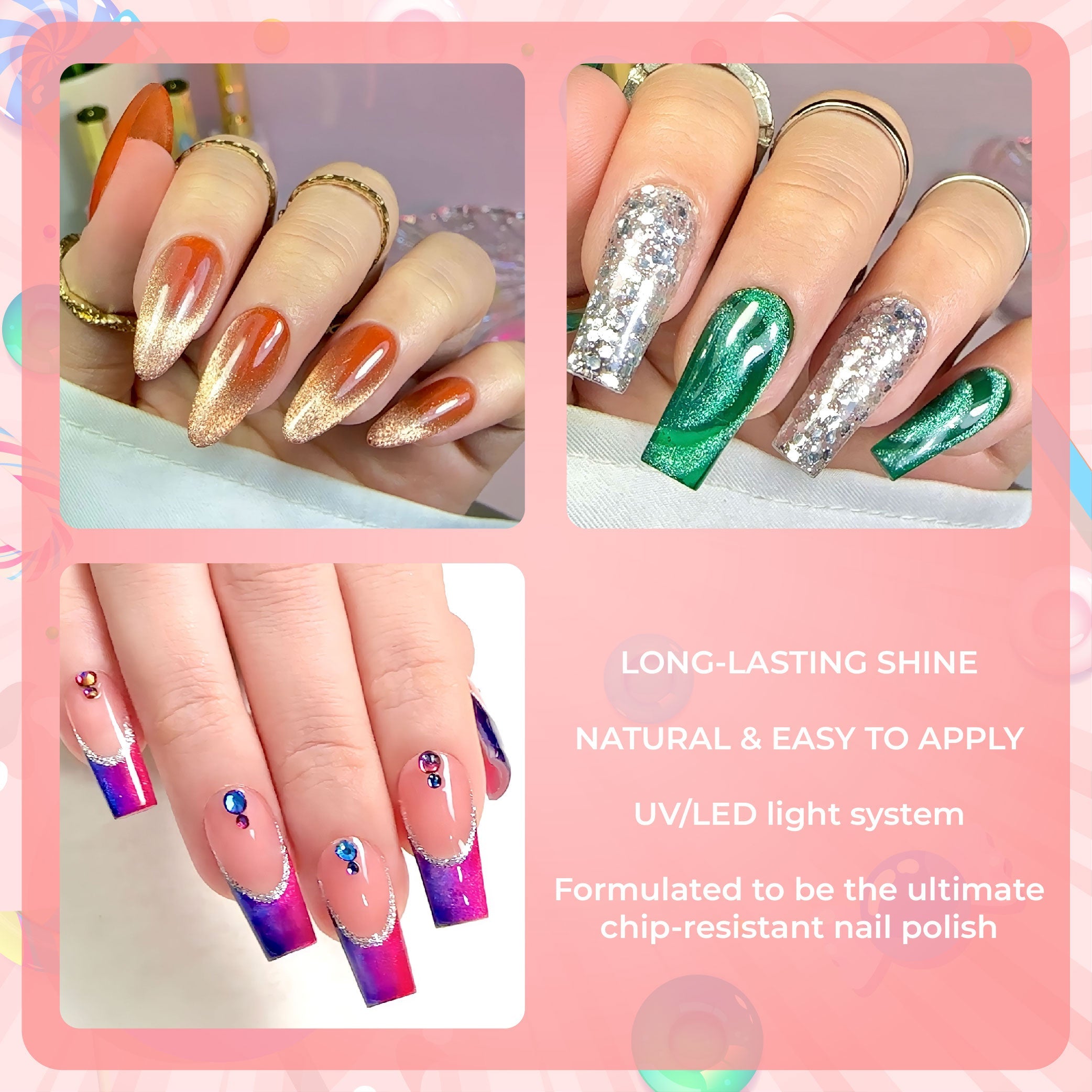 Jelly Gel Polish Colors - Lavis J02-09 - Candy Collection