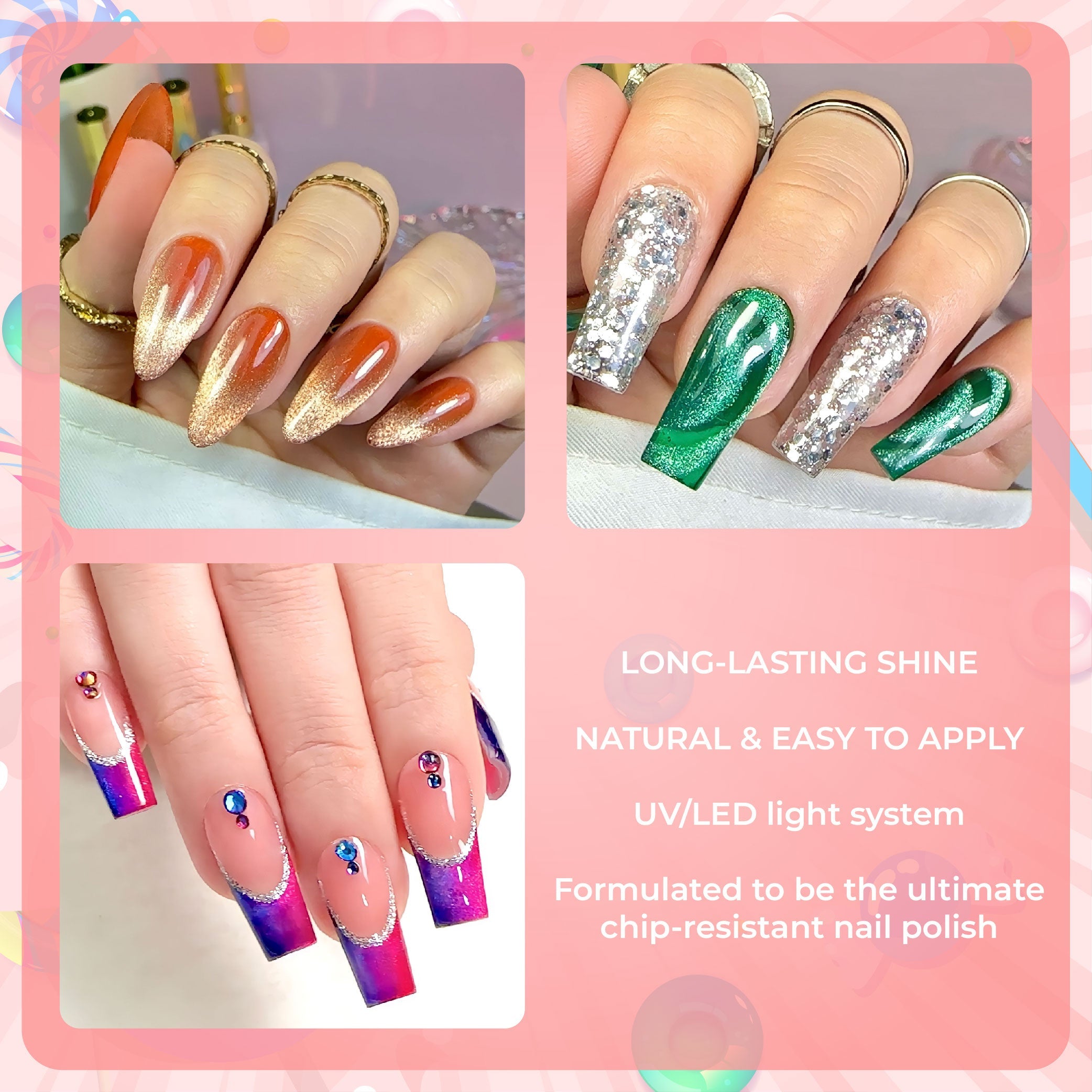 Jelly Gel Polish Colors - Lavis J02-21 - Candy Collection