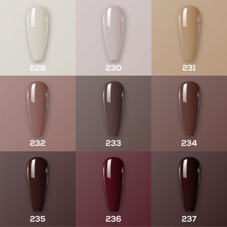 9 Lavis Holiday Gel Nail Polish Collection - SET 15 - 229, 230, 231, 232, 233, 234, 235, 236, 237