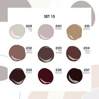 9 Lavis Holiday Gel Nail Polish Collection - SET 15 - 229, 230, 231, 232, 233, 234, 235, 236, 237