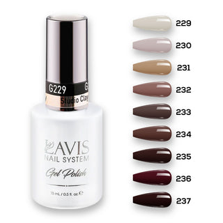 9 Lavis Holiday Gel Nail Polish Collection - SET 15 - 229, 230, 231, 232, 233, 234, 235, 236, 237