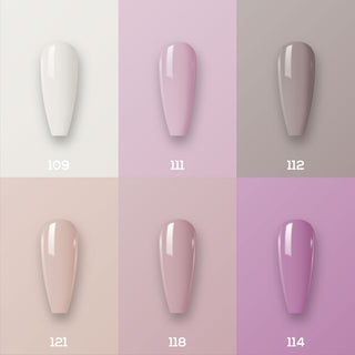 Lavis Gel Color Set 1 (6 colors) : 109; 111; 112; 121; 118; 114