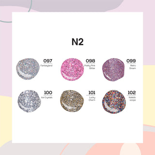 Lavis Healthy Nail Lacquer Holiday Fall Set N2 (6 colors) : 097, 098, 099, 100, 101, 102