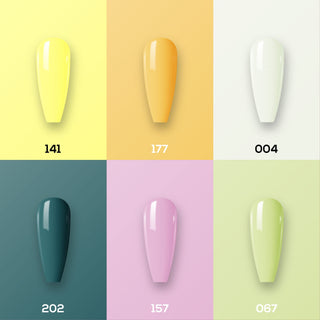 Lavis Healthy Nail Lacquer Summer Set N8 (6 colors) : 141, 177, 004, 202, 157, 067