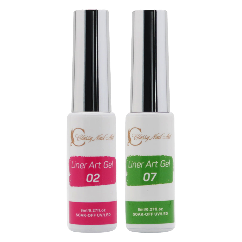 CNA - Line Art Gel Duo - Color 2 & 7