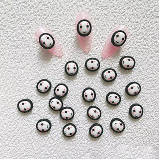 #176 2PCS Cute Kaonashi "No-Face" Nail Charm