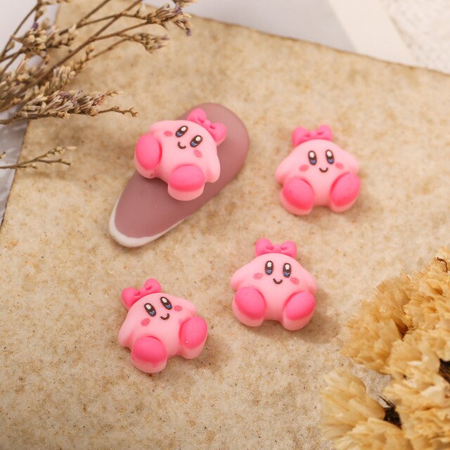 #377-381 2PCS Kirby Nail Charm