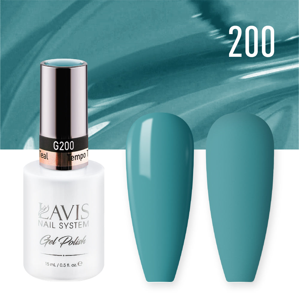 LAVIS 200 - Tempo Teal - Gel Polish 0.5oz