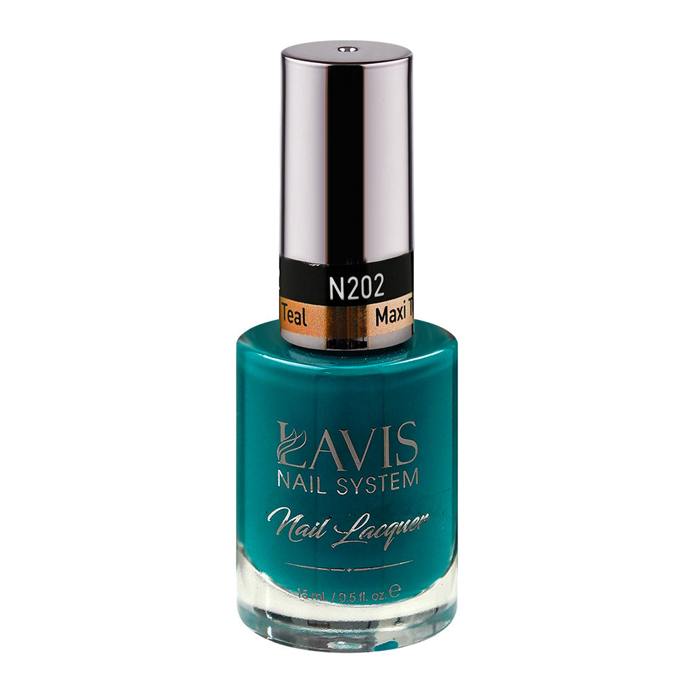 LAVIS 202 Maxi Teal - Nail Lacquer 0.5 oz