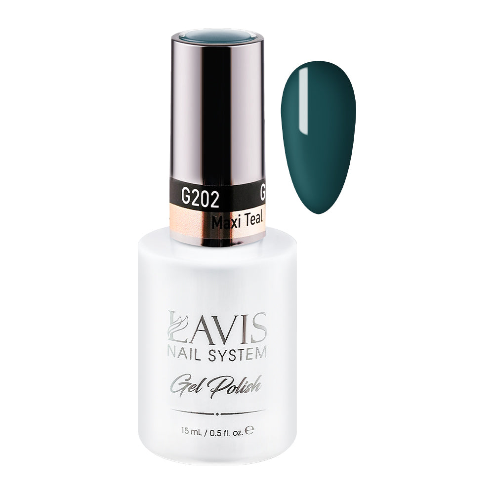 LAVIS 202 Maxi Teal - Gel Polish 0.5oz