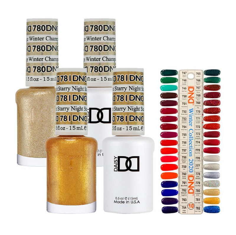 DND Part 10 (Winter Collection 2020) - Set of 36 Gel & Lacquer Combos