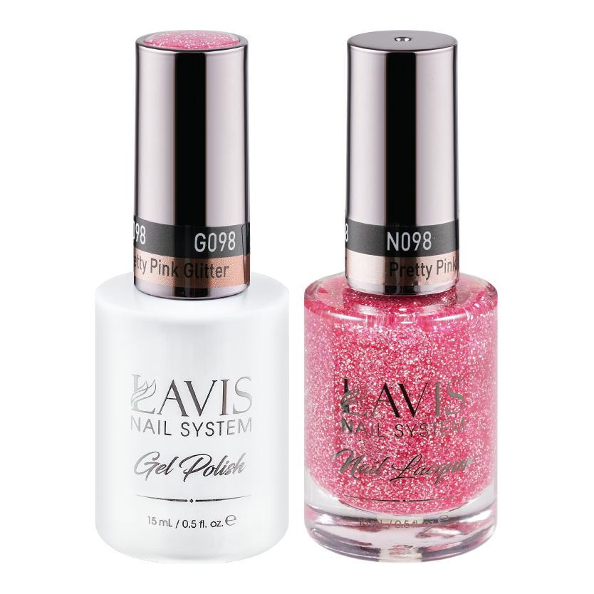 LAVIS Holiday Gift Bundle Set 21: 7 Gel & Lacquer, 1 Base Gel, 1 Top Gel - 097; 098; 099; 100; 102; 106; 107