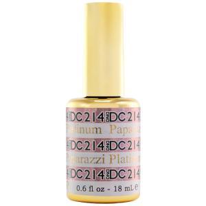  DND DC Gel Polish 214 - Glitter, Pink Colors - Paparazzi by DND DC sold by DTK Nail Supply