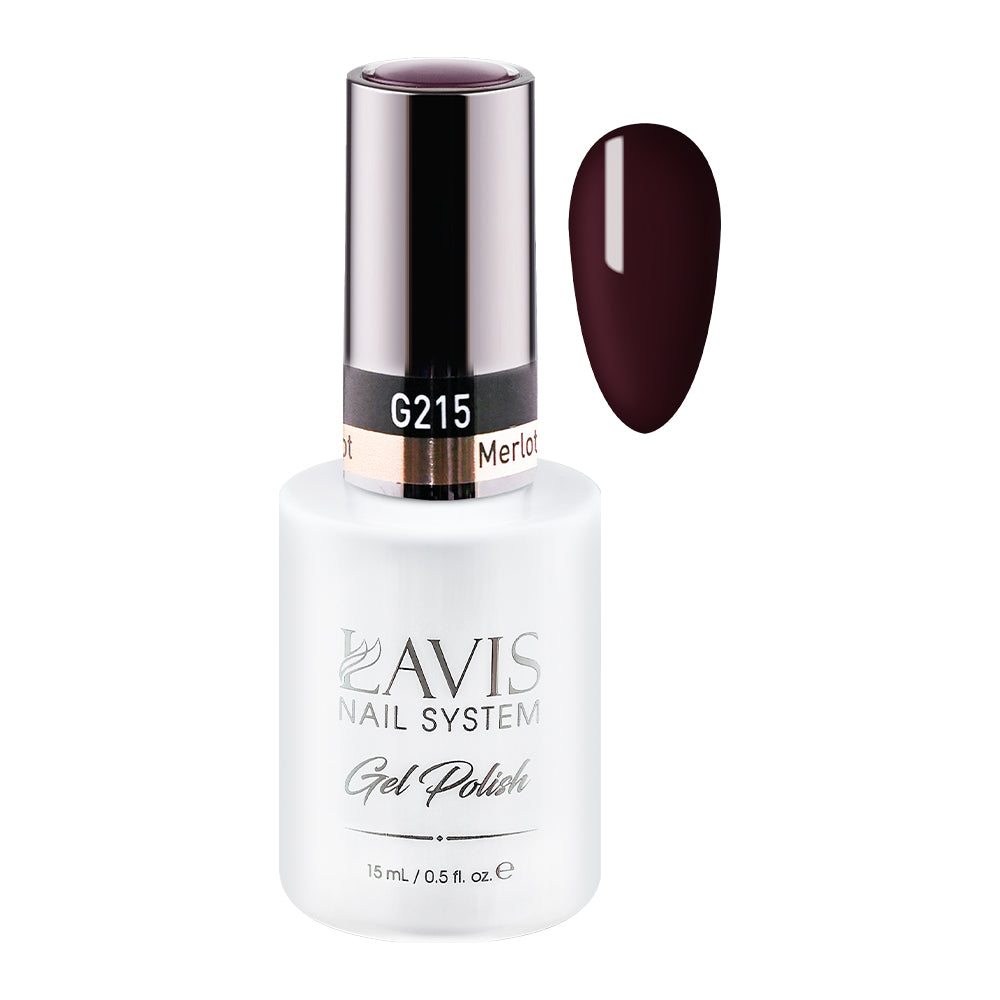 LAVIS 215 Merlot - Gel Polish 0.5oz