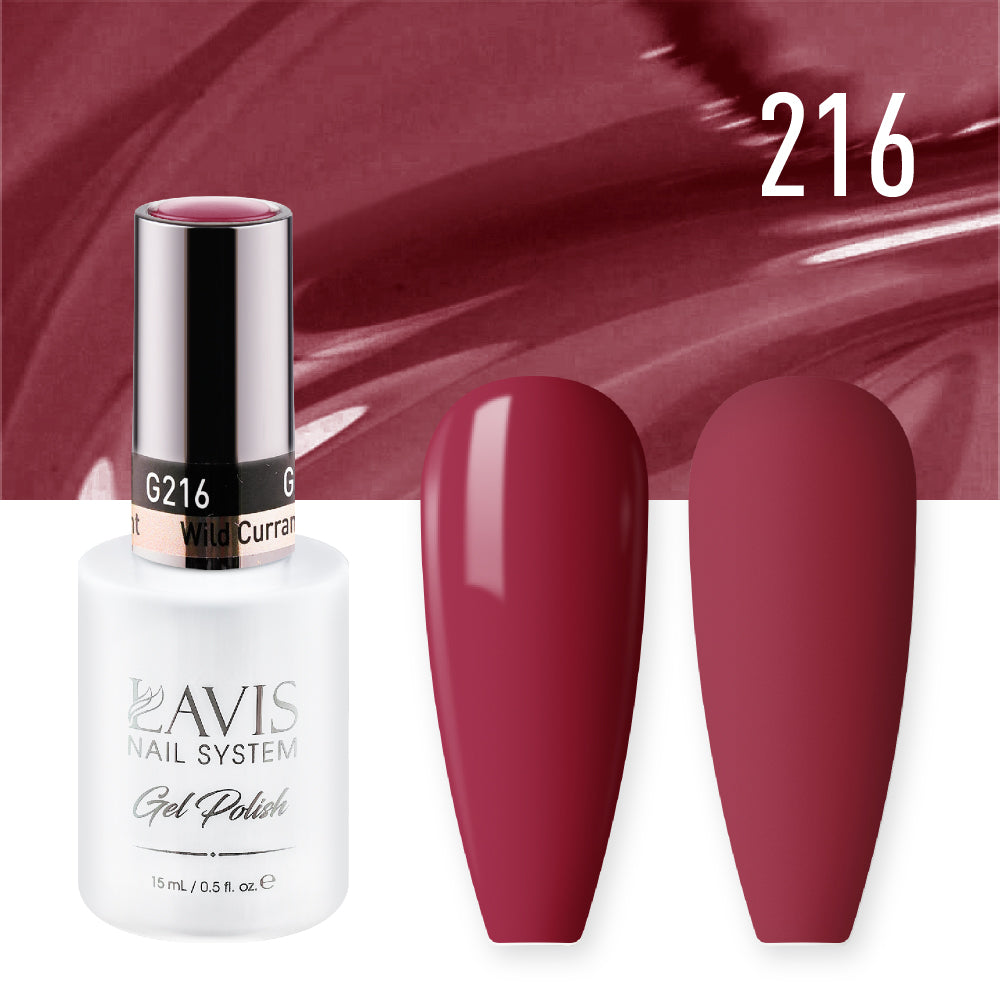 LAVIS 216 Wild Currant - Gel Polish 0.5oz