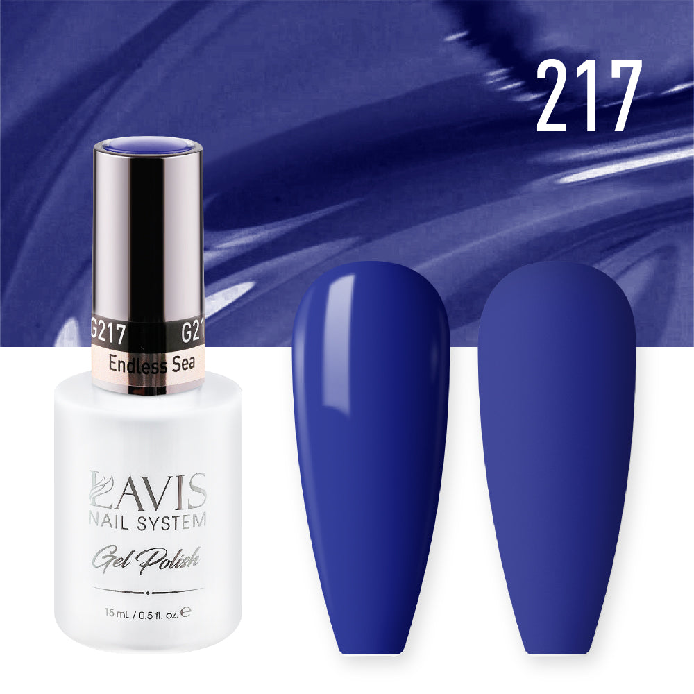 LAVIS 217 Endless Sea - Nail Lacquer 0.5 oz