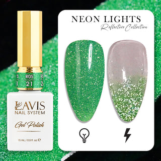 LAVIS Reflective R05 - Set 48 Colors - Gel Polish 0.5 oz