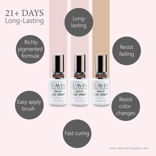 Lavis Holiday Collection: 7 Gel Polishes, 1 Base Gel, 1 Top Gel - WINE OBSESSION - 061; 031; 027; 058; 016; 012; 042 + BT