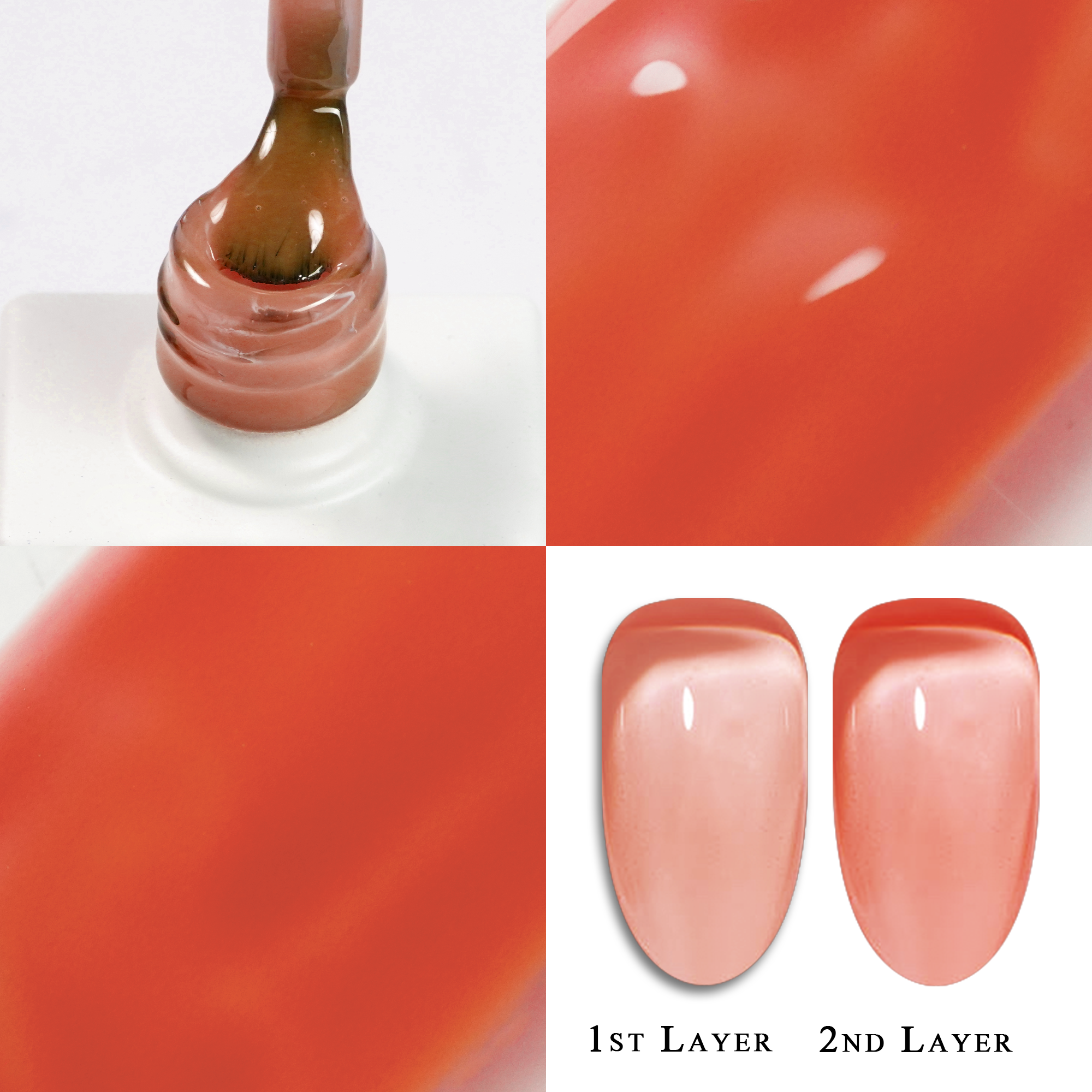 Jelly Gel Polish Colors - Lavis J02-22 - Candy Collection