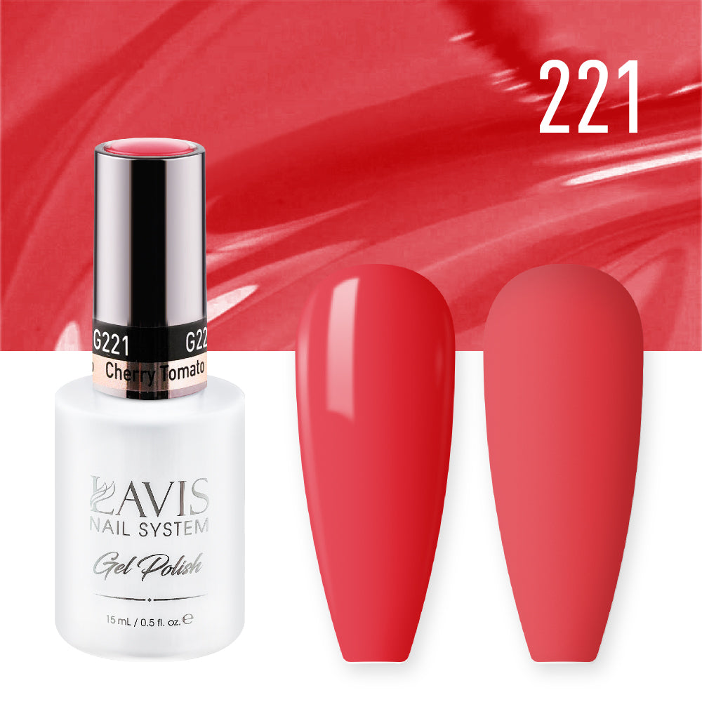 LAVIS 221 Cherry Tomato - Nail Lacquer 0.5 oz