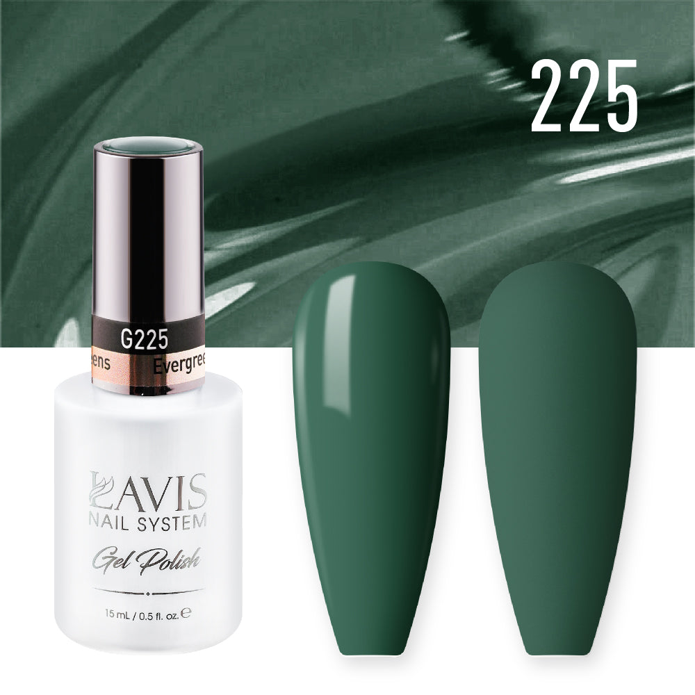 LAVIS 225 Evergreens - Nail Lacquer 0.5 oz