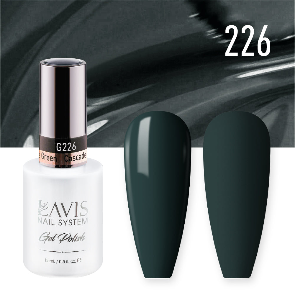 LAVIS 226 Cascade Green - Gel Polish 0.5oz